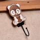 Brown Wooden Panda Coat Hooks